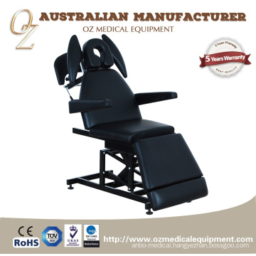 Multifunction Examination Table Black Physical Therapy Couch Hospital Osteopathic Treatment Chair